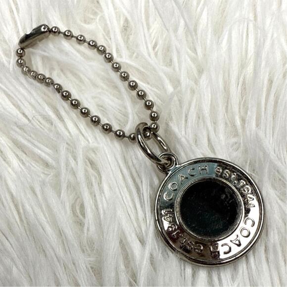 Coach Metal Circle Replacement Hangtag Hang Tag Bag Charm - Picture 1 of 2